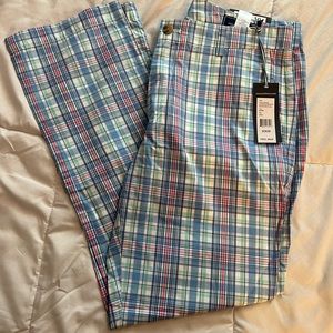 NWT Vineyard Vines Plaid Pants 32x30